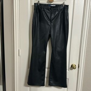 Old Navy faux leather pants.